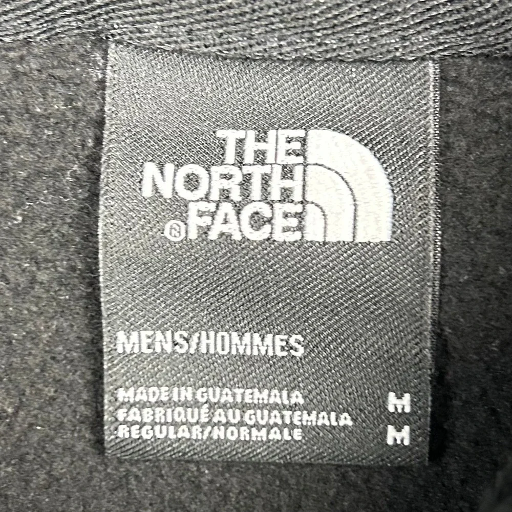 The North Face Hoodie Mens M Black Logo Pullover Fleece Outdoor Half Dome